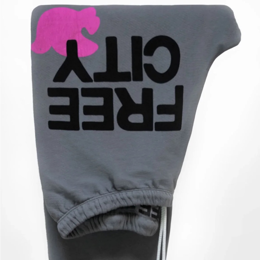 Free City Sweatpants in Grey Art